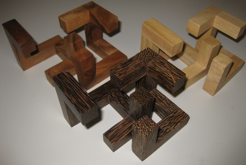 Six identical pieces (if you don't count wood types)