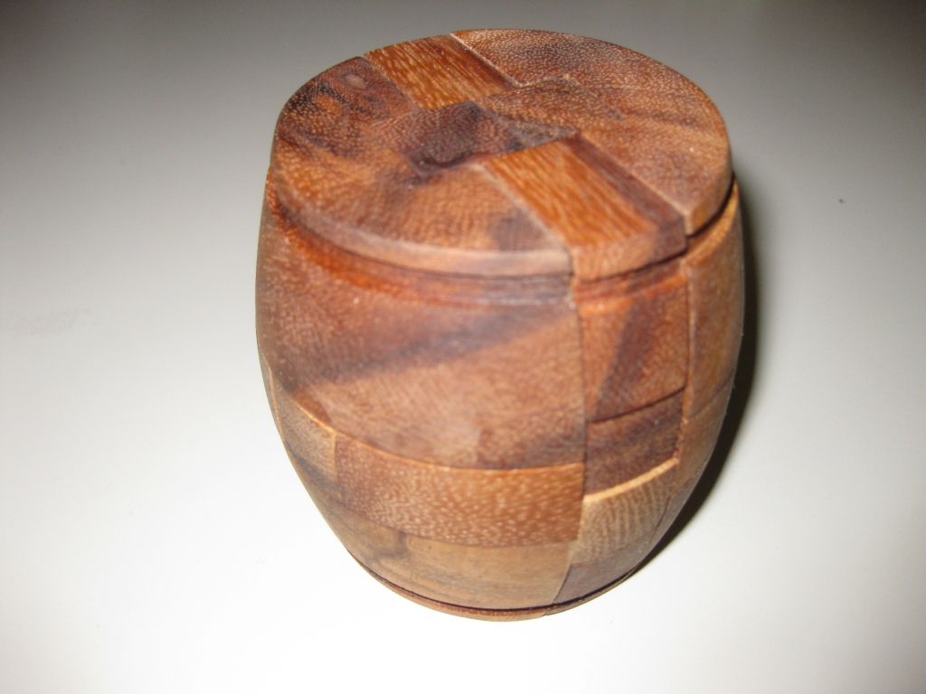 Wine Barrel Burr puzzle from Creative Crafthouse